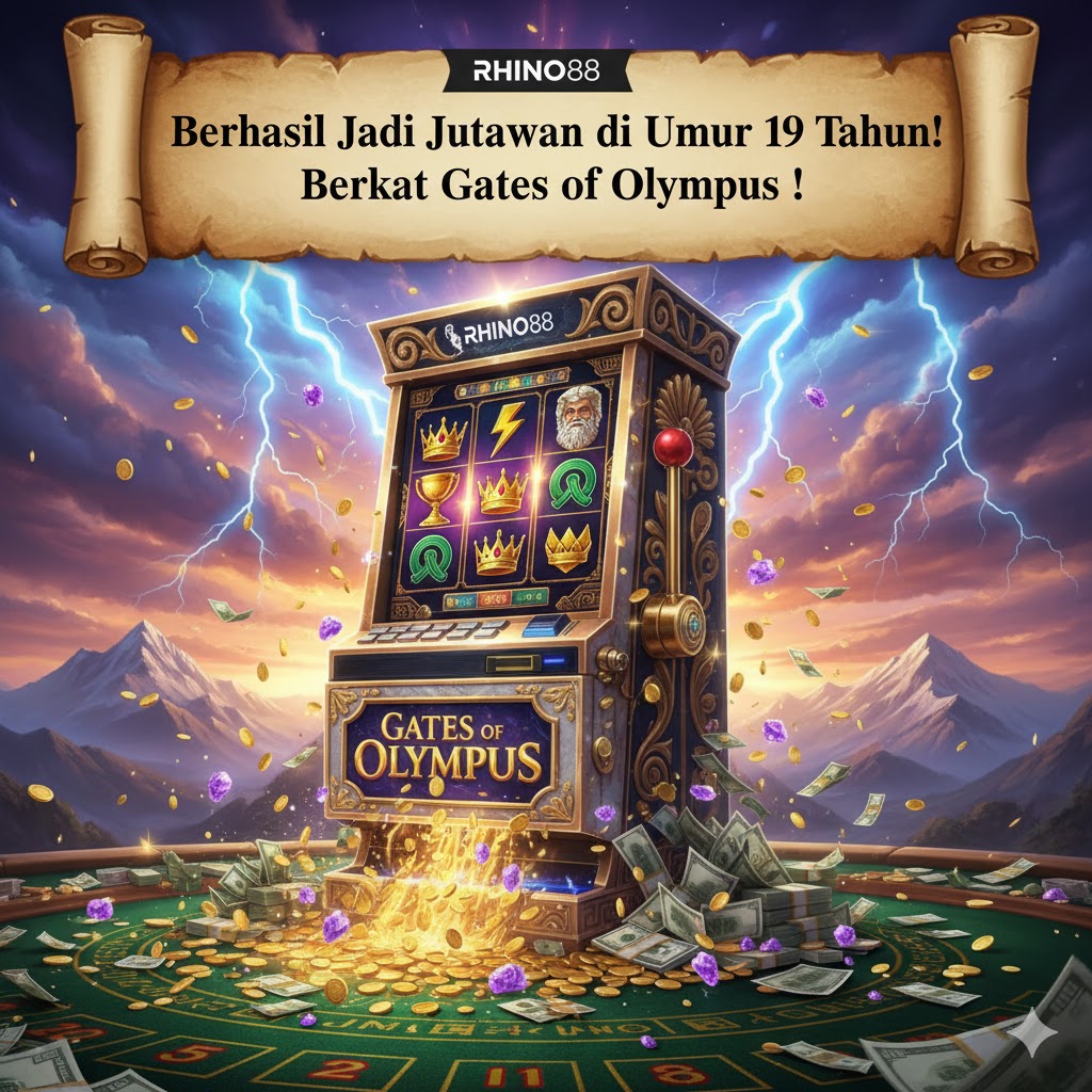 Berhasil Jadi Jutawan di Umur 19 Tahun! Caranya dengan Gates of Olympus di RHINO88 dan Nikmati Hasilnya!