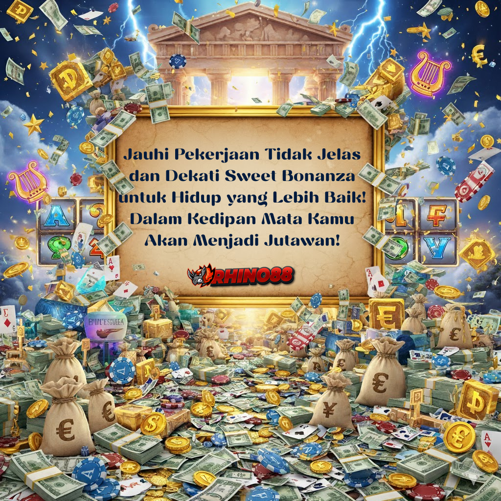 Jauhi Pekerjaan Tidak Jelas dan Dekati Sweet Bonanza untuk Hidup yang Lebih Baik! Taruh Berapapun Uang yang Kamu Punya dan Dalam Kedipan Mata Kamu Akan Menjadi Jutawan!
