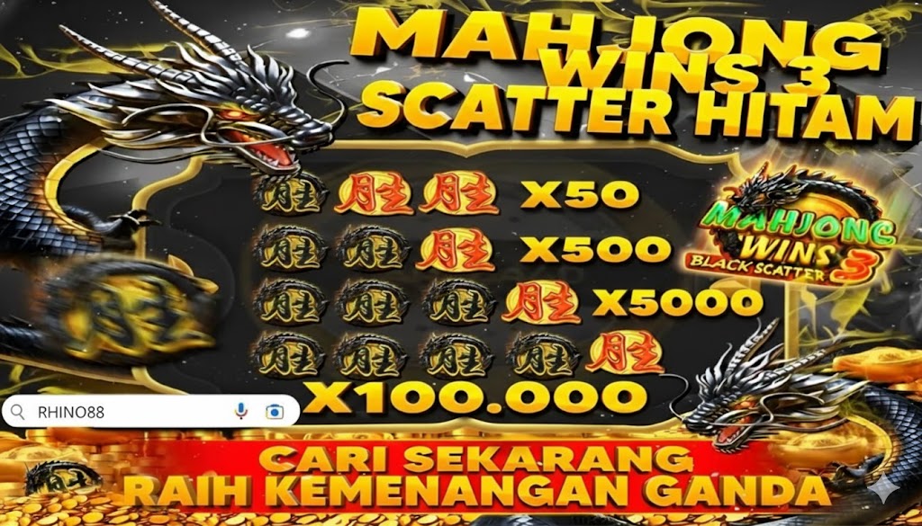 Kenikmatan Pukulan Cepat Scatter Hitam Mahjong Wins 3 Hadiah Besar Dalam Genggaman