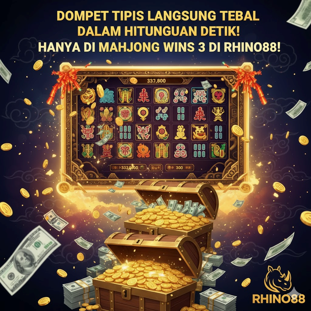 Dompet tipis menjadi tebal dalam hitungan detik? Main di Mahjong Wins 3 di RHINO88! Memakai teknik pegawai ini langsung jackpot hingga dia tidak perlu bekerja lagi!